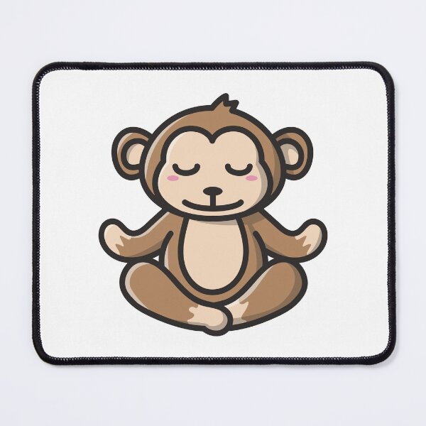 Item preview, Yoga Animal - Monkey lotus designed and sold by 1001-Collants.