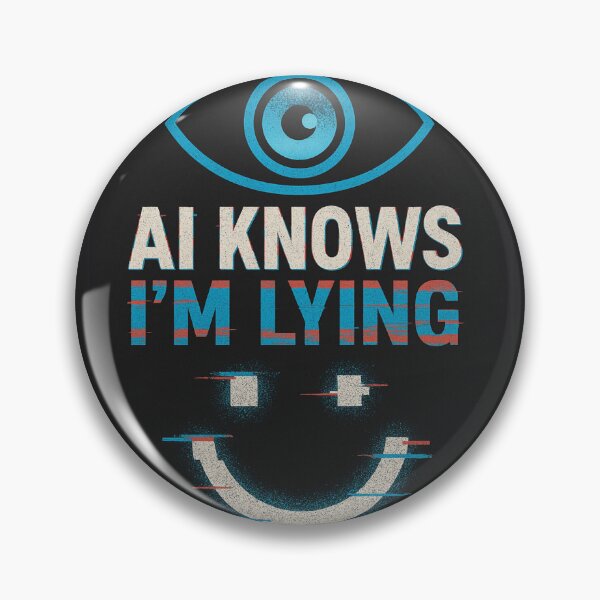 Item preview, AI Knows I’m Lying – Surveillance Joke Shirt designed and sold by Laugh & Rewind .