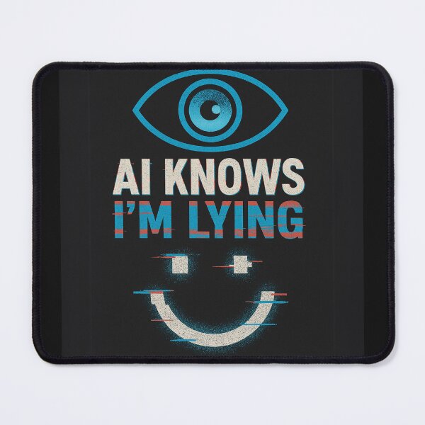 Item preview, AI Knows I’m Lying – Surveillance Joke Shirt designed and sold by Laugh & Rewind .
