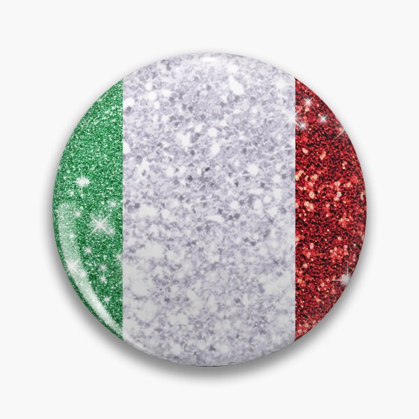 Item preview, Glitter Itlian Flag designed and sold by Claustronautas.