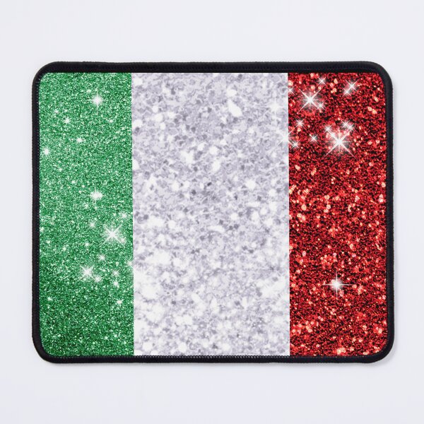 Item preview, Glitter Itlian Flag designed and sold by Claustronautas.