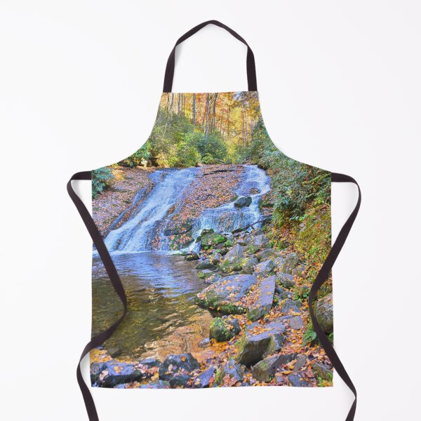 Item preview, Indian Creek Falls At Deep Creek Park North Carolina In Autumn Vertical designed and sold by LisaWootenPhoto.