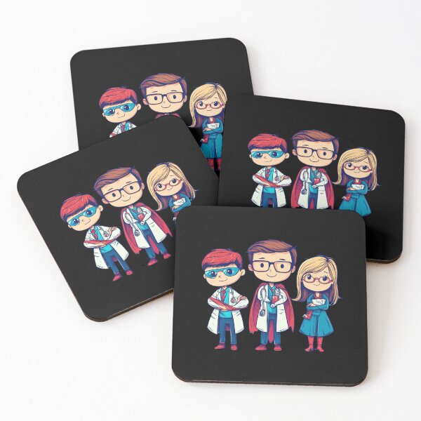 Item preview, Cute Doctor Superheroes – Kids Medical Appreciation Design designed and sold by MomentumbyOla.
