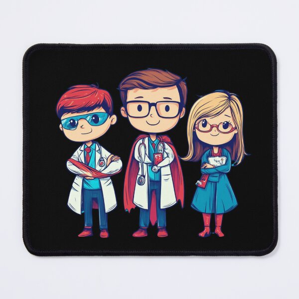 Item preview, Cute Doctor Superheroes – Kids Medical Appreciation Design designed and sold by MomentumbyOla.
