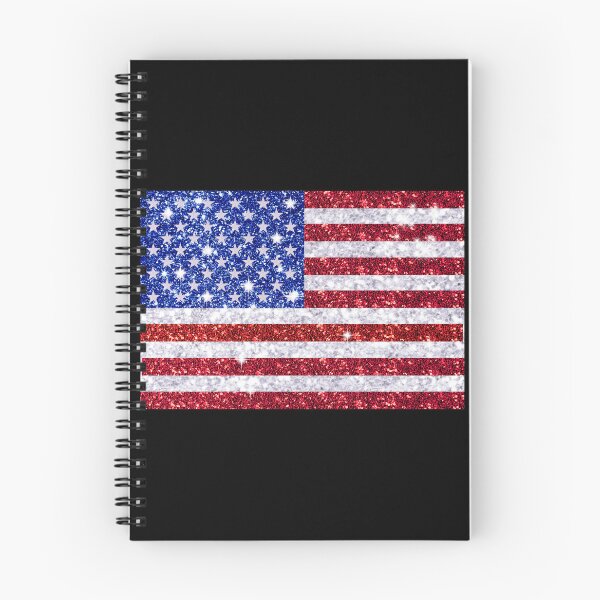 Item preview, Bandera de USA con brillo impreso designed and sold by Claustronautas.