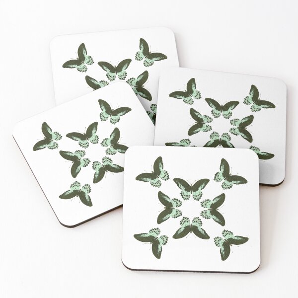 Item preview, Green Mormon Butterflies designed and sold by jimonym.