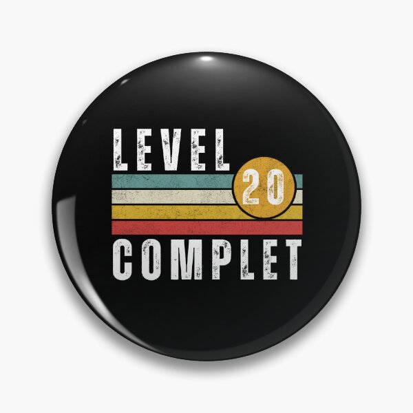Item preview, Funny 20th Anniversary  Gift  Custom Wedding  Level 20 Complete And Platinum Anniversary  designed and sold by MotivaChic.