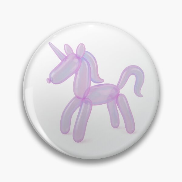 Item preview, Balloon Unicorn in Pastel Pink – Magical Balloon Animal designed and sold by Print-Zoo.