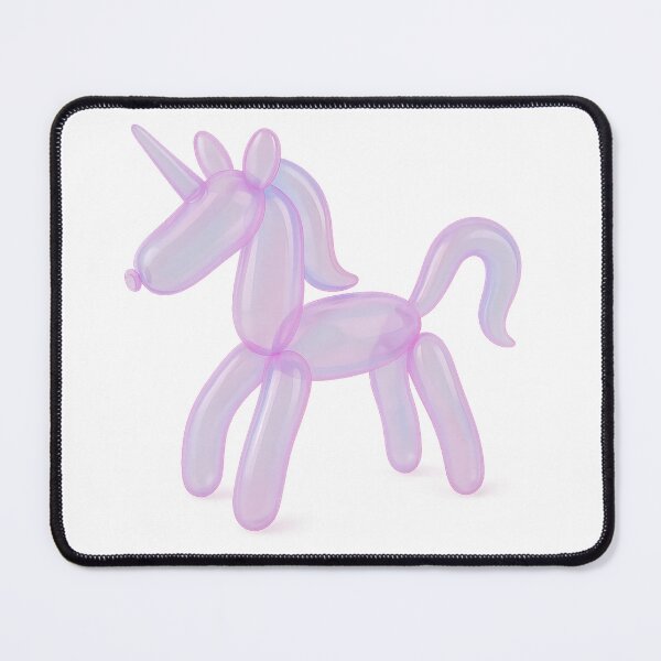 Item preview, Balloon Unicorn in Pastel Pink – Magical Balloon Animal designed and sold by Print-Zoo.
