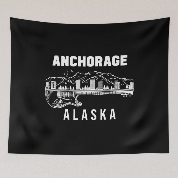 Item preview, Anchorage Skyline Music Anchorage Alaska Souvenir Anchorage designed and sold by DSWShirts.
