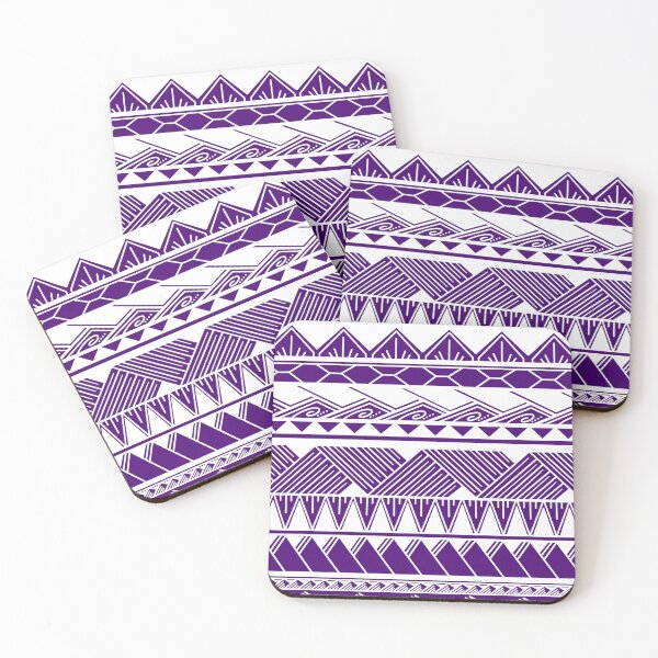 Item preview, White and Purple Tribal Pattern designed and sold by Steeb757.