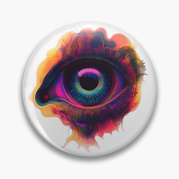 Item preview,  Psychedelic Illustrated Eye  in a bright colours designed and sold by Kollibri.