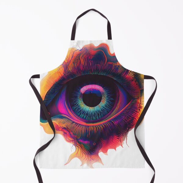 Item preview, Psychedelic Illustrated Eye in a bright colours designed and sold by Kollibri.
