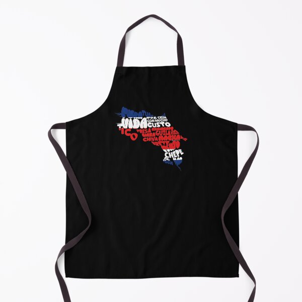 Item preview, Map With The Flag Of Costa Rica And Costa Rican Words designed and sold by Claustronautas.