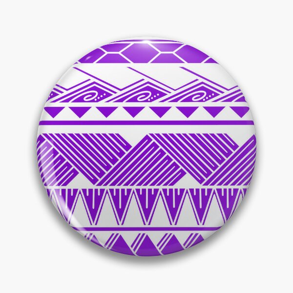 Item preview, White and Light Purple Tribal Pattern designed and sold by Steeb757.