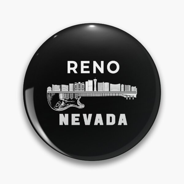 Artikelvorschau, Reno Skyline Musik Reno Nevada Souvenir Reno entworfen und verkauft von DSWShirts.