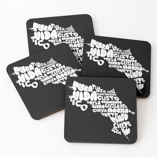 Item preview, Map Of Costa Rica With Costa Rican Words designed and sold by Claustronautas.