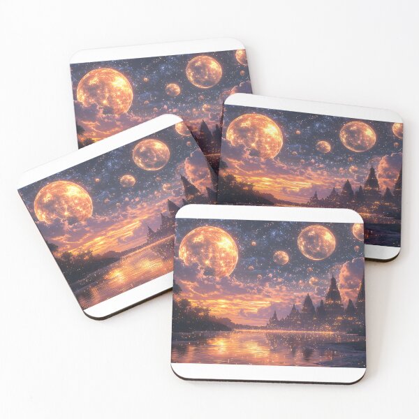 Item preview, The Kingdom Beneath Full Moons in Japanese Style designed and sold by Cozirlax.