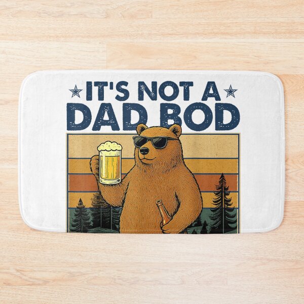 Item preview, Funny Bear It's Not A Dad Bod It's A Father Figure Fathers Day  designed and sold by Raydinmob.