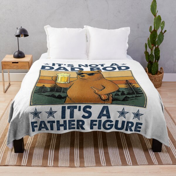 Item preview, Funny Bear It's Not A Dad Bod It's A Father Figure Fathers Day  designed and sold by Raydinmob.