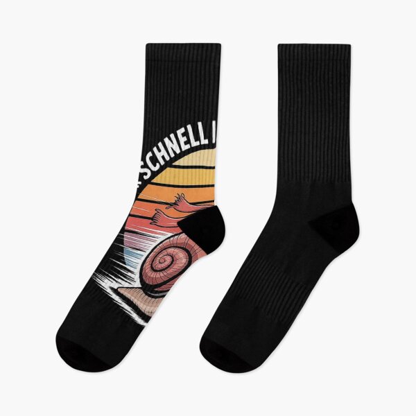 Item preview, Funny Snail Speed Design – “Schnell ist Relativ” Retro Sunset Animal Humor designed and sold by love3617.
