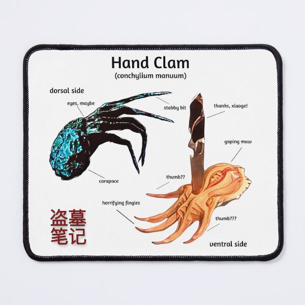 Item preview, DMBJ - Hand Clam Anatomy designed and sold by Bacon Cream Noodles with Coffee.