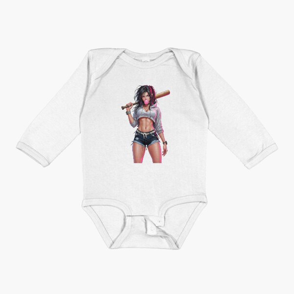 Item preview, Rebel Street Girl | Tough Fighter with Bat designed and sold by NovaProArt.