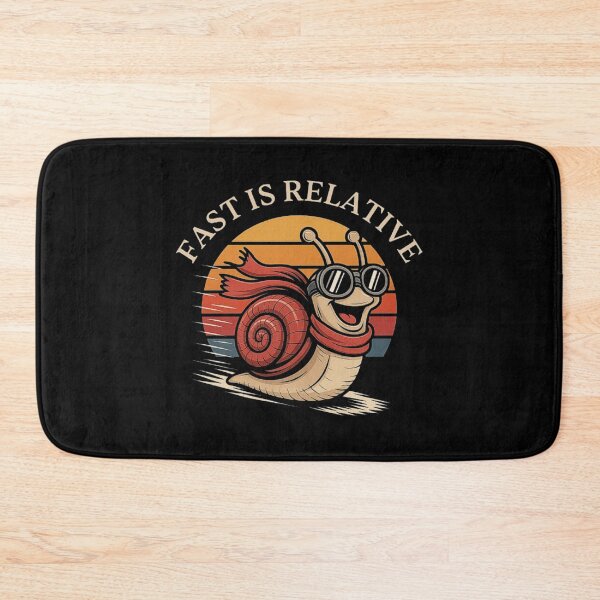 Item preview, Funny Snail Speed Design – “Schnell ist Relativ” Retro Sunset Animal Humor designed and sold by love3617.