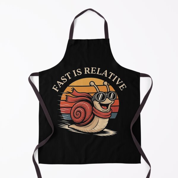 Item preview, Funny Snail Speed Design – “Schnell ist Relativ” Retro Sunset Animal Humor designed and sold by love3617.