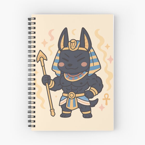 Item preview, Chibi Anubis - Cute Egyptian God Design designed and sold by Pastel Purrade.