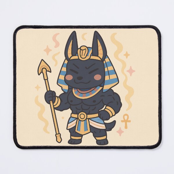 Item preview, Chibi Anubis - Cute Egyptian God Design designed and sold by Pastel Purrade.