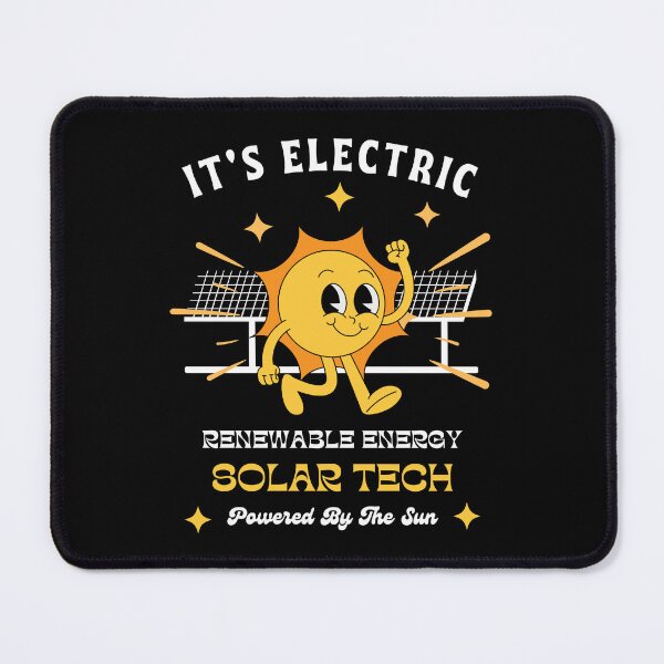 Vista previa del artículo con la obra «Técnico Solar Es Eléctrico», diseñado y vendido por VoltJunkies.