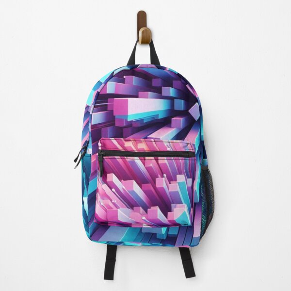 Item preview, Abstract 3D Pink and Blue Cubes #1 - Geometric Art Design for Clothing, Accessories & Home Décor Lovers" designed and sold by knalpot-design.