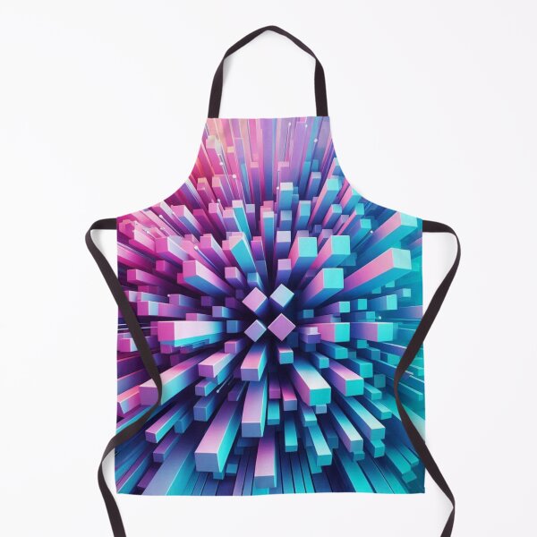 Item preview, Abstract 3D Pink and Blue Cubes #1 - Geometric Art Design for Clothing, Accessories & Home Décor Lovers" designed and sold by knalpot-design.