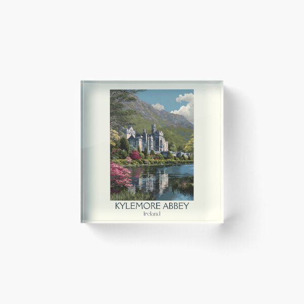 Item preview, Kylemore Abbey Poster – Fairy-Tale Abbey & Lakeside Serenity designed and sold by TuncGK.