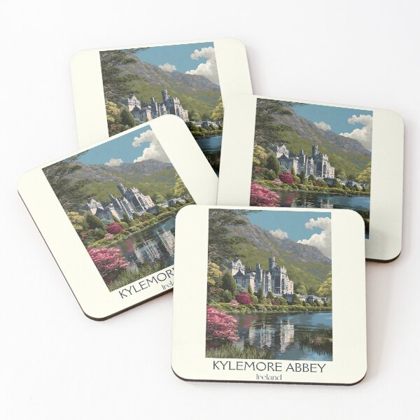 Item preview, Kylemore Abbey Poster – Fairy-Tale Abbey & Lakeside Serenity designed and sold by TuncGK.
