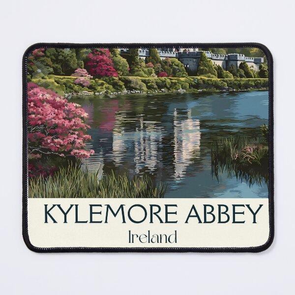 Item preview, Kylemore Abbey Poster – Fairy-Tale Abbey & Lakeside Serenity designed and sold by TuncGK.