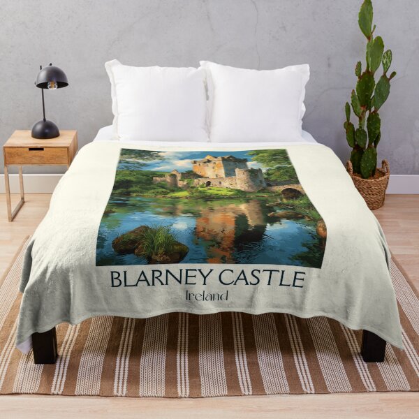 Item preview, Blarney Castle Poster – Historic Castle & Leafy Lakeside Reflection designed and sold by TuncGK.