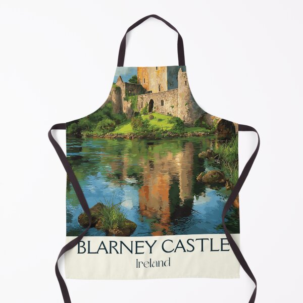 Item preview, Blarney Castle Poster – Historic Castle & Leafy Lakeside Reflection designed and sold by TuncGK.
