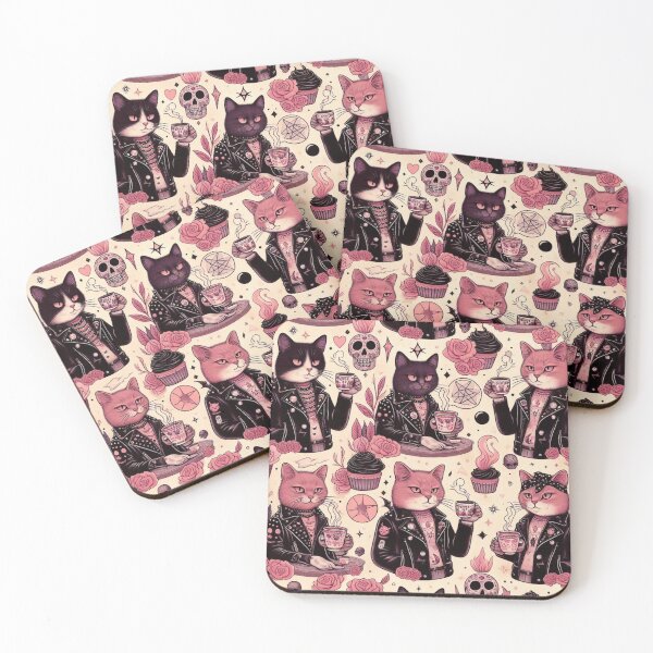 Item preview, Tarot symbols, punk cats, cupcakes – pure attitude and magic Aestetic, Iphone Case designed and sold by Imaginarium of Chaos falcon88 .