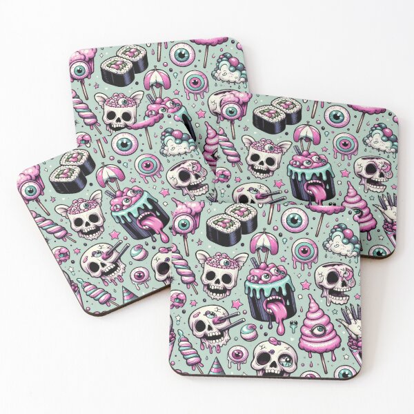 Item preview, Zombie Sushi Carnival Aestetic, Trendy,Reloaded, Viral Drop 2025 designed and sold by Imaginarium of Chaos falcon88 .