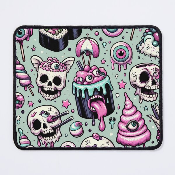 Item preview, Zombie Sushi Carnival Aestetic, Trendy,Reloaded, Viral Drop 2025 designed and sold by Imaginarium of Chaos falcon88 .
