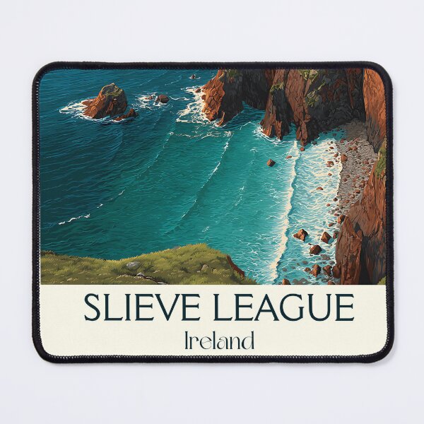 Item preview, Slieve League Poster – Dramatic Sea Cliffs & Wild Atlantic Waves designed and sold by TuncGK.