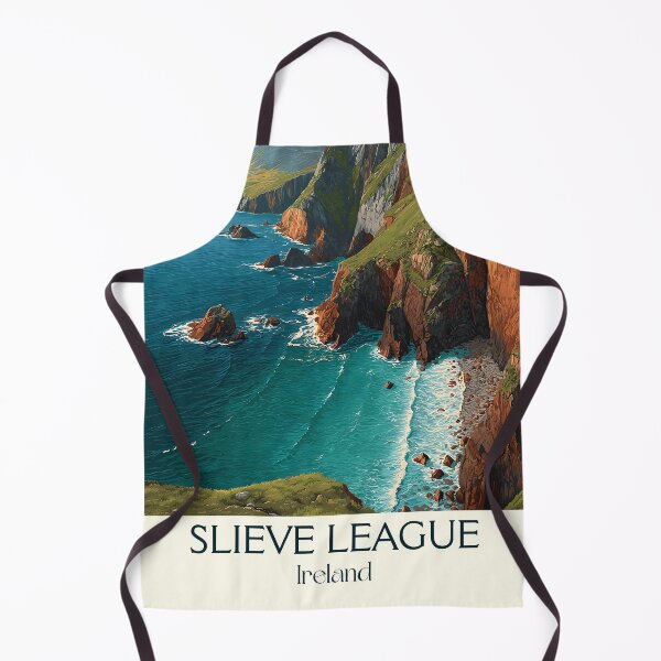 Item preview, Slieve League Poster – Dramatic Sea Cliffs & Wild Atlantic Waves designed and sold by TuncGK.