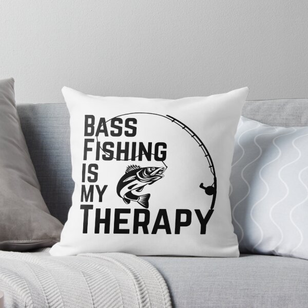 Item preview, Bass fishing is my Therapy designed and sold by MOPAROdesign.