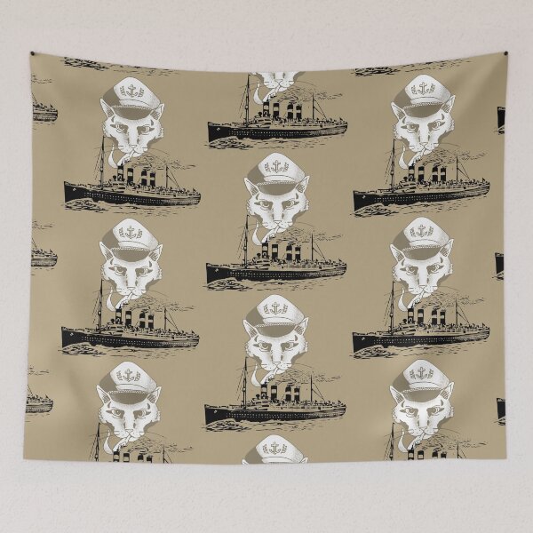 Item preview, Captain Cat designed and sold by browncis1shop.