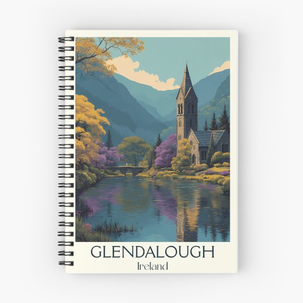 Item preview, Glendalough Poster – Historic Monastery & Peaceful Lakeside Valley designed and sold by TuncGK.