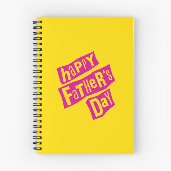 Item preview, Punk Happy Father's Day – Yellow Letters on Cutout Bright Pink designed and sold by Rodney's Marketplace.