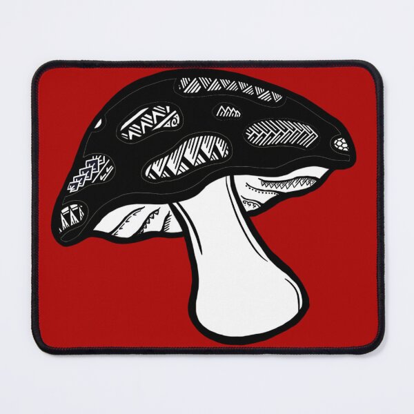 Item preview, Tribal Mushroom Black and White designed and sold by Steeb757.