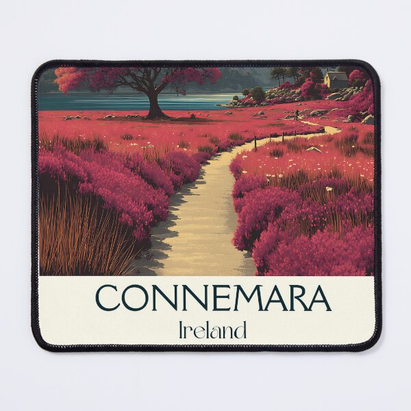 Item preview, Connemara Poster – Heather Fields & Lone Tree at Sunset designed and sold by TuncGK.